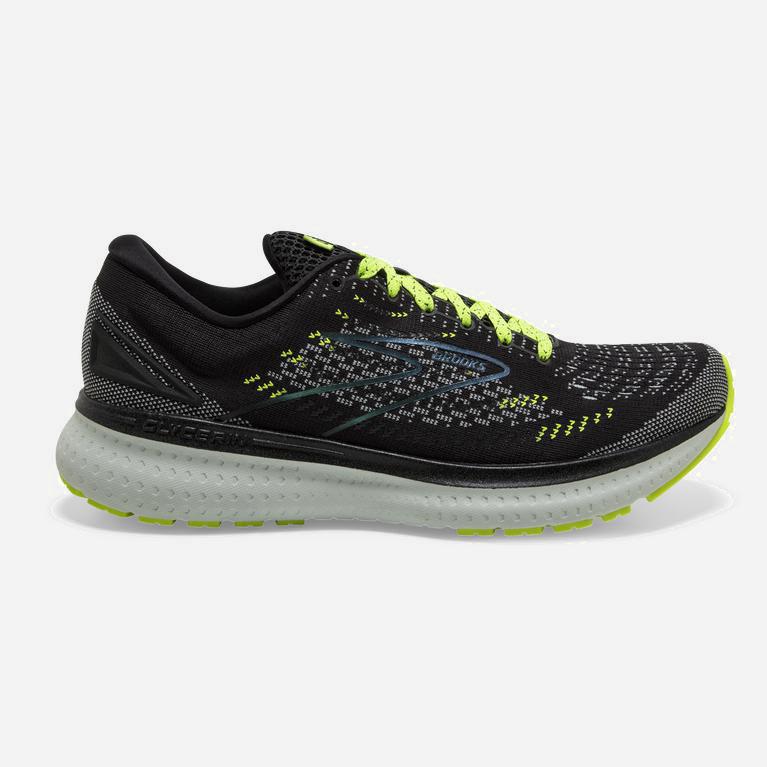 Ténis Brooks Glycerin 19 Sapatilhas De Corrida Para Estrada Homem Pretas /Verdes Amarelas/Azuis (685